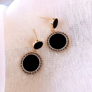 **Buy 4 Get 1 Free. $5 items only! Black Dangle Earrings Never Worn